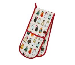 Ulster Weavers - Christmas Cats in Waiting - Double Oven Glove