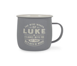 History & Heraldry Personalised Outdoor Mug - Luke