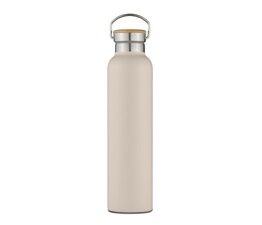 Tower - Stainless Steel Bottle with Bamboo Lid Pink 750ml