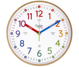 Oyster & Pop Children's Learning Wall Clock