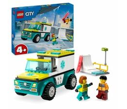 LEGO City Great Vehicles - Emergency Ambulance & Snowboarder