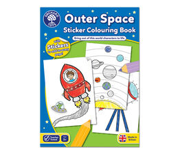 Orchard Toys Outer Space Sticker Colouring Book