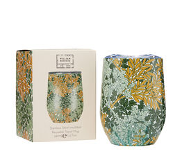 William Morris at Home - Useful & Beautiful Stainless Steel Insulated Reusable Travel Mug 340ml