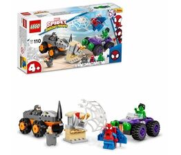 LEGO Marvel Hulk vs. Rhino Truck Showdown