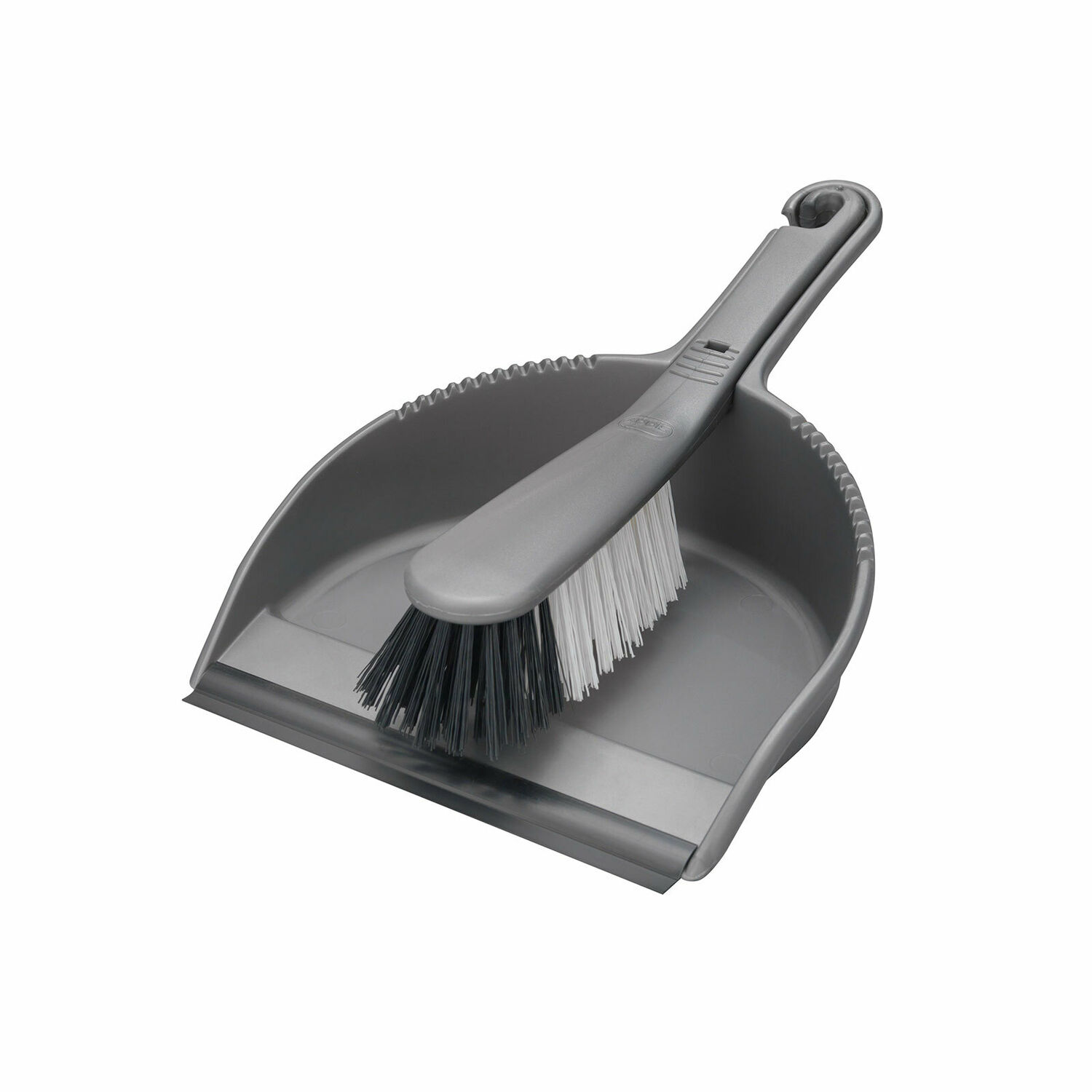 Dustpan & Stiff Brush Set Plastic Hand Dust Pan Cleaning Household 