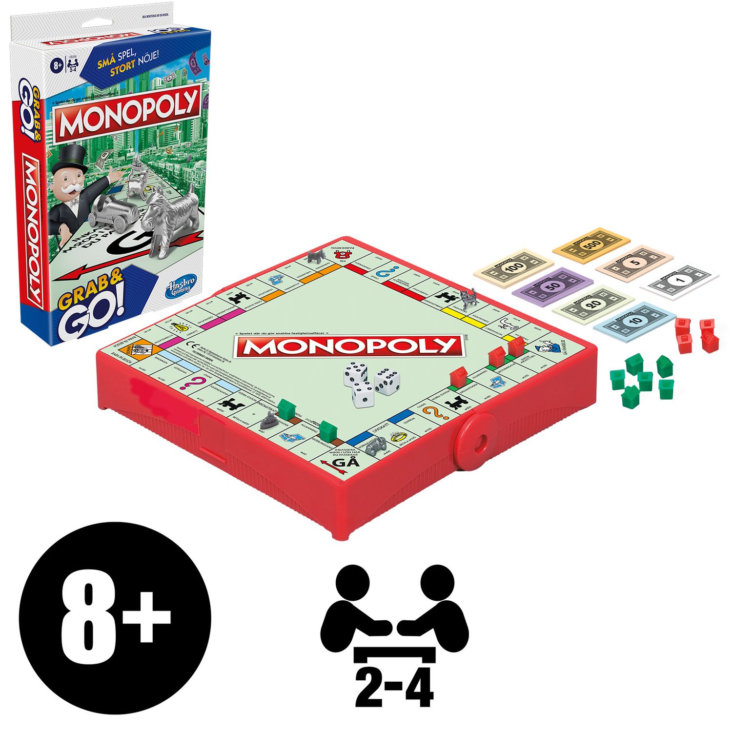 Hasbro Gaming Red Cup Monopoly Board Game