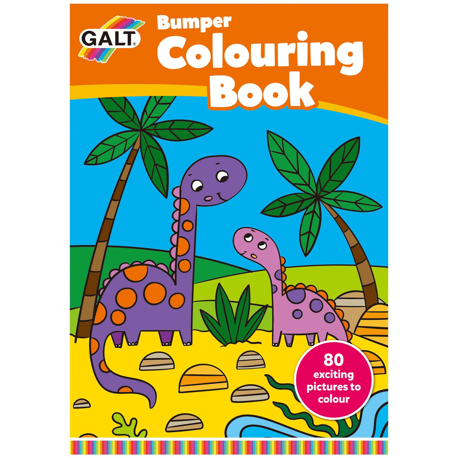 Galt Toys Bumper Colouring Book - Malbuch Für Kinder Ab 3 Jahren, 80 Seiten, A4 Format
