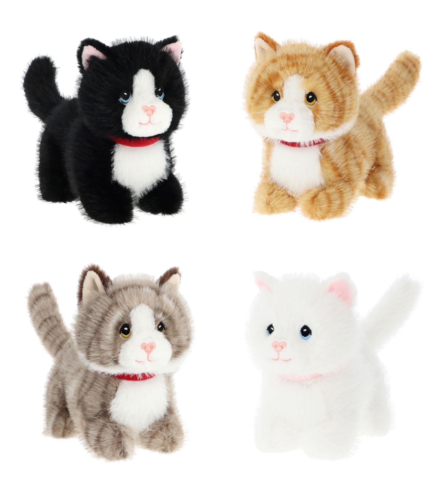 Keel Toys - Keeleco Pouncing Kitty Love Soft Toy only £9.99