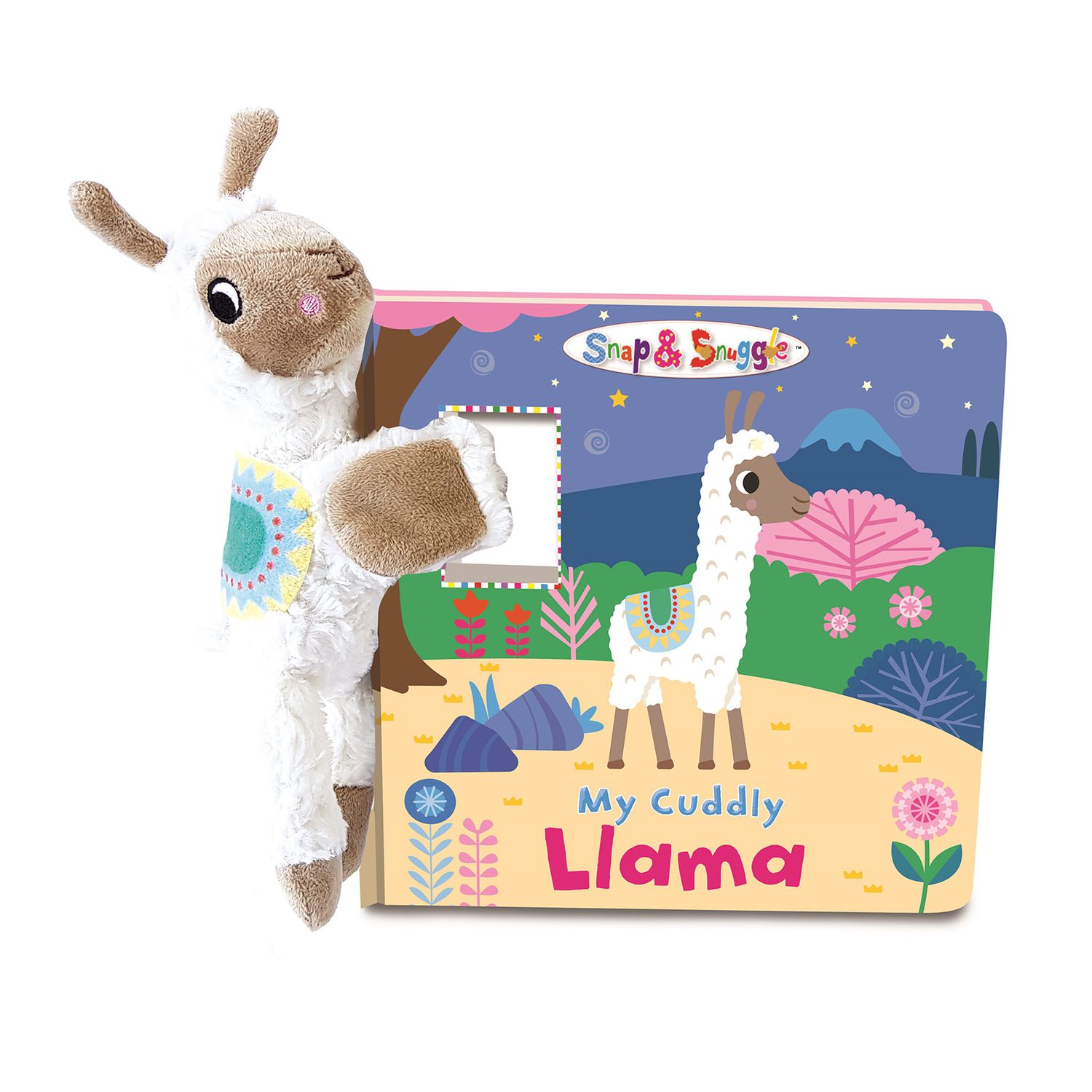 Buddy Barney Snap Snuggle Book My Cuddly Llama Ww002 Only 11 99