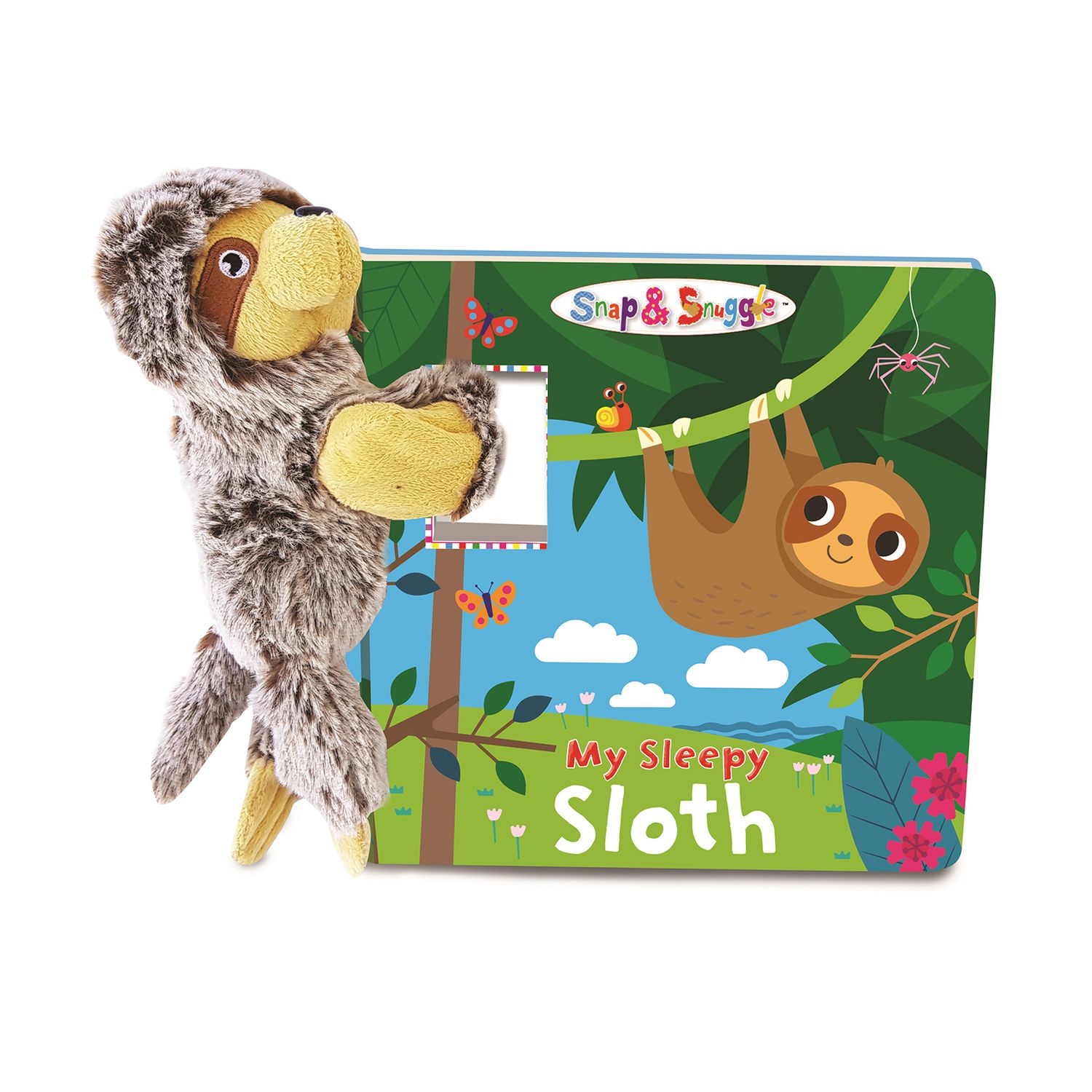 Buddy Barney Snap Snuggle Book My Sleepy Sloth Ww003 Only 11 99