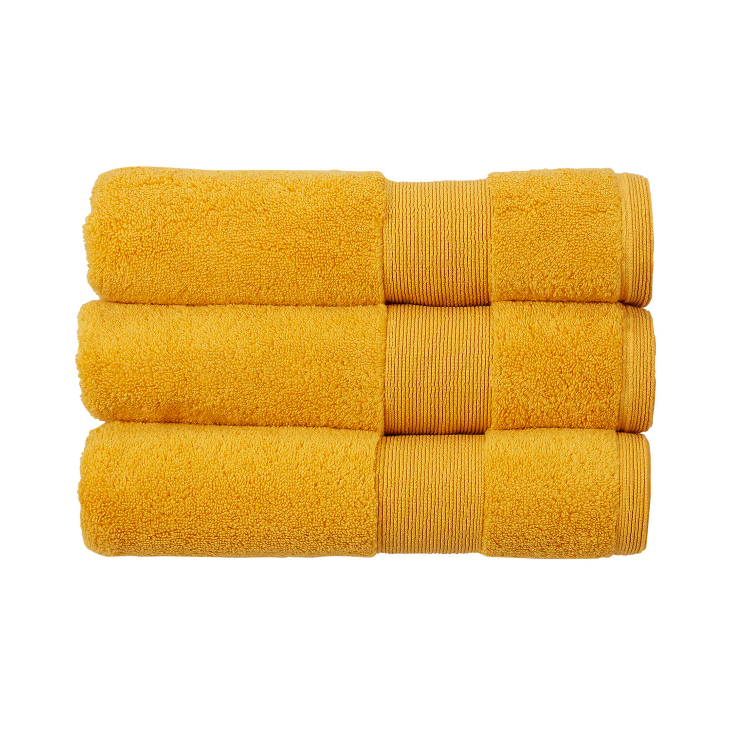 Christy Hand Towel Designer Carnival Plush Cotton Zero Twist Towel 650GSM Pebble 