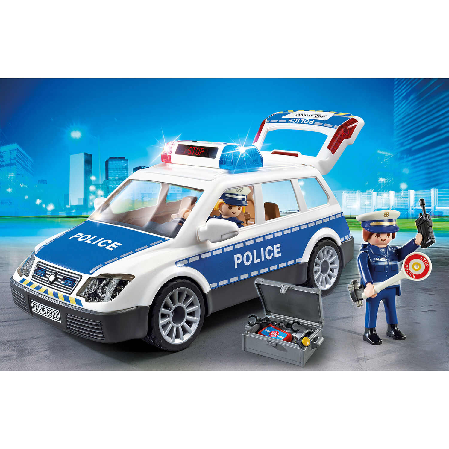 ledig stilling Kollega mave Playmobil - City Action - Squad Car with Lights and Sound - 6920 only £29.99