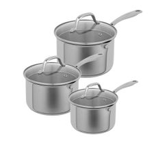 Kuhn Rikon All Round Plus 3 Piece Saucepan Set