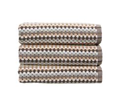 Christy Carnaby Stripe Towel - Neutral