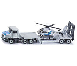 Siku Police Low Loader with Helicopter - 1610