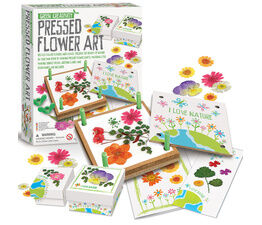Green Creativity Pressed Flower Art - 4194