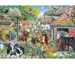 House of Puzzles - Horseshoe Farm BIG 250 Piece Jigsaw Puzzle