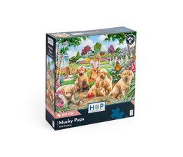 House of Puzzles - Mucky Pups BIG500 Piece Jigsaw Puzzle