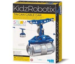 Great Gizmos - KidzRobotix Tin Can Cable Car - 403358