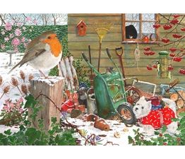 House of Puzzles - Robin Redbreast 1000 Piece Jigsaw Puzzle