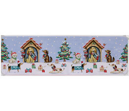 Grandma Wilds's Embossed Christmas Dogs Party Biscuit Tin