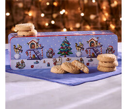 Grandma Wilds's Embossed 'Cat Christmas Party' Biscuit Tin