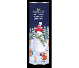 Grandma Wilds's Snowman & Woodland Friends Giant Biscuit Tube