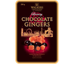 Walkers Luxury Chocolate Gingers Tin (250g)