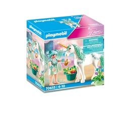 Playmobil - Feeding Fairy & Unicorn - 70655