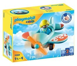 Playmobil - 1.2.3 - Airplane - 71159