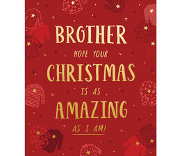 'Amazing Brother' Card