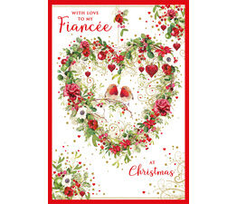 `Fiancé Robins/Heart' Card