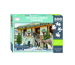 Otter House - Festive Stable Friends - 500 Piece - 76375