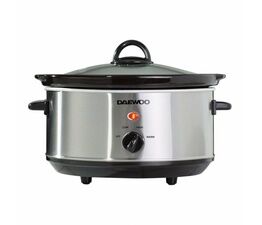 Daewoo 3.5L Slow Cooker - Stainless Steel