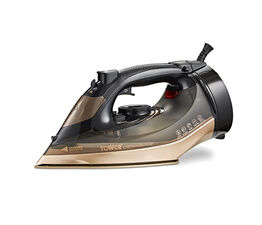 Tower Ceraglide 2-in-1 Cord / Cordless Iron - Black/Gold