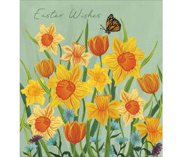 Easter Card - Golden Daffodils