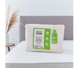 Eco Pure Recycled Microfibre Mattress Protector - Double