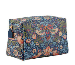 William Morris at Home - Strawberry Thief Large Empty Wash Bag Blue