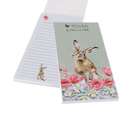 Wrendale Designs - Hare Shopping Pad - Field of Flowers