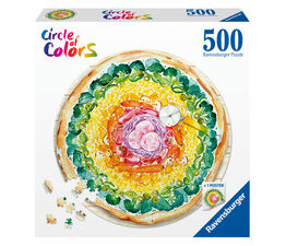 Ravensburger - Circle of Colours - Pizza - 500 Piece - 17347