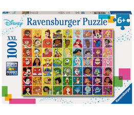 Ravensburger - Disney & Pixar Multicharacter Colour Palette - XXL 100 Piece - 13332