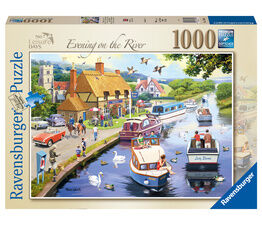 Ravensburger - Leisure Days No.7 - Evening on the River - 1000 Piece - 17488