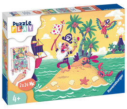 Ravensburger - Puzzle & Play 2x24 Piece - Pirate Adventure - 5591