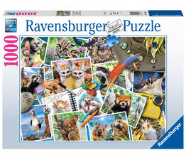 Ravensburger - Traveller's Animal Journal - 1000 Piece - 17322