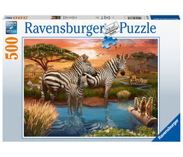 Ravensburger - Zebra’s at the Waterhole - 500 Piece - 17376