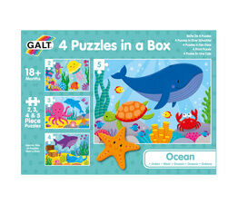 GALT - Ocean Puzzles 4-in-1 - 1005452