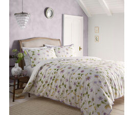 Appletree Heritage - Passion Fruit - 100% Cotton Duvet Cover Set - Lilac