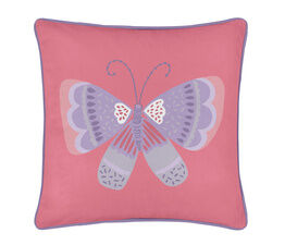 Bedlam - Flutterby Butterfly -  Cushion Cover - 43 x 43cm in Pink