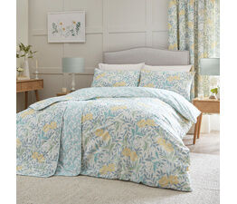 Dreams & Drapes Design - Sandringham - Quilted Bedspread - 200cm X 230cm in Duck Egg