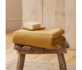 Drift Home - Abode Eco - 80% BCI Cotton, 20% Recycled Polyester Towel - Ochre